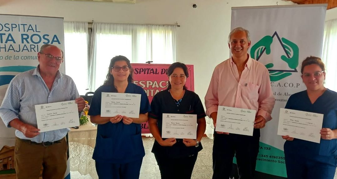 Finalizó la capacitación anual en patologías psicosociales en el hospital Santa Rosa