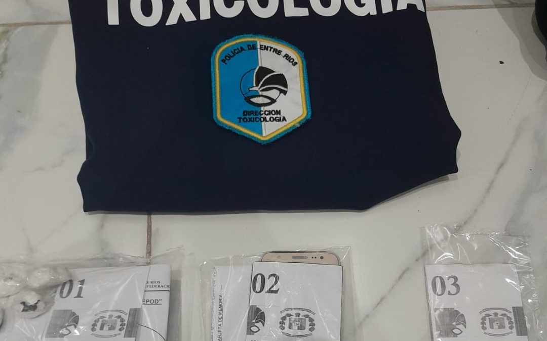 Secuestraron estupefacientes y detuvieron a una persona en Federación