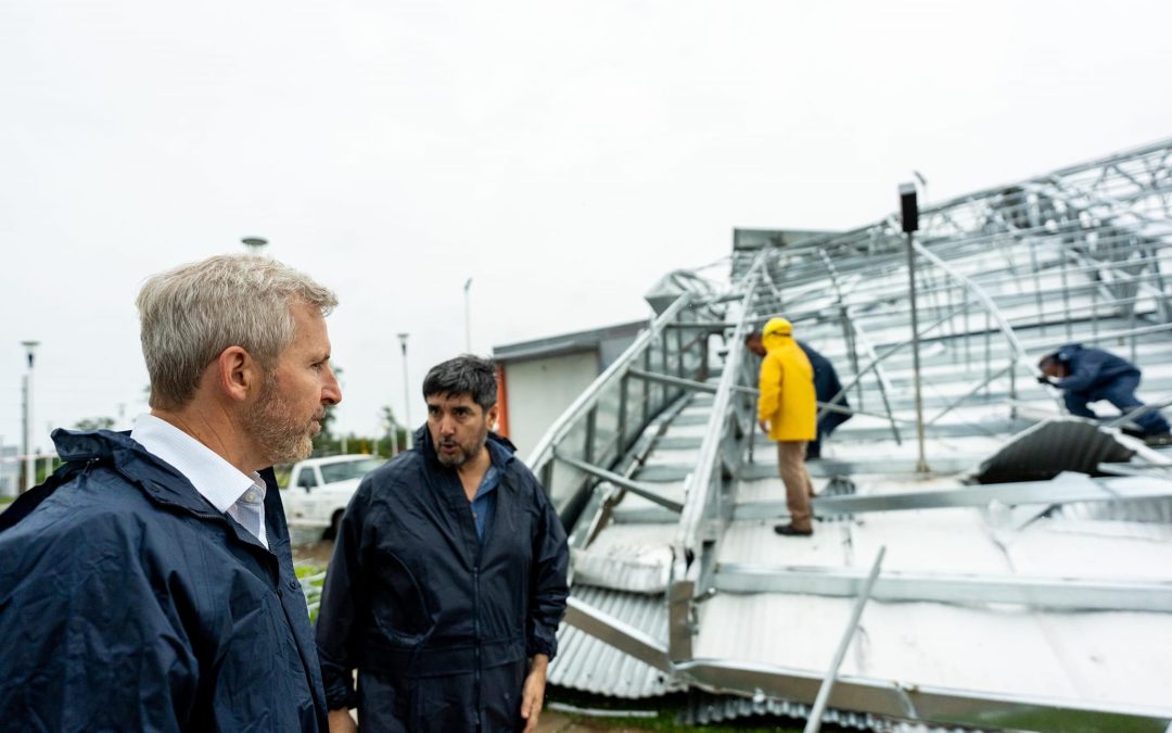 Frigerio recorrió las zonas afectadas en Villaguay tras el temporal