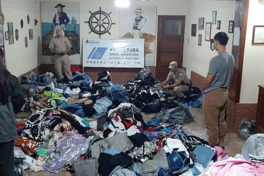 Contrabando en Entre Ríos y Misiones: incautaron dos cargamentos con calzado e indumentaria