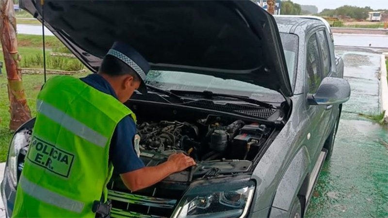 Interceptaron cerca de Chajarí un vehículo que tenía pedido de captura
