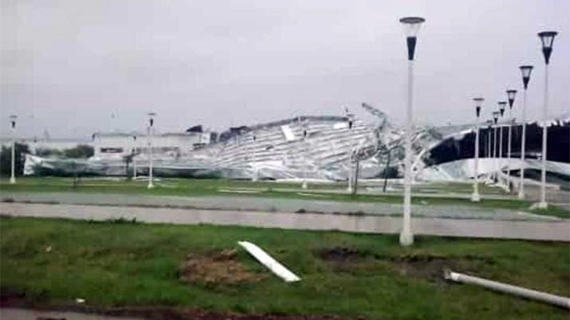 Fuerte temporal en Villaguay: caída de árboles y más de 25 voladuras de techos