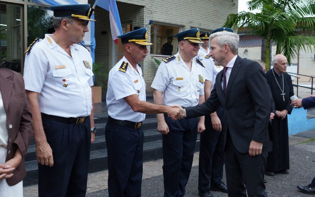 Frigerio tomó juramento a las nuevas autoridades de la Policía de Entre Ríos