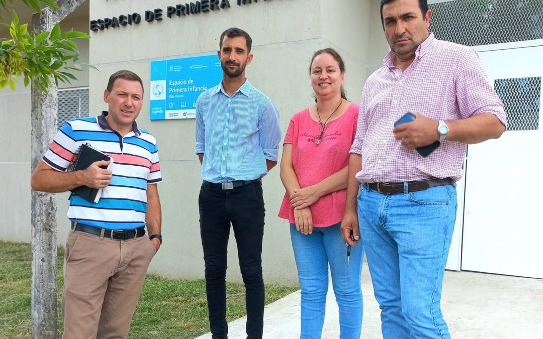 El intendente de Colonia Ayuí se interiorizó sobre el funcionamiento del CPI de Villa del Rosario