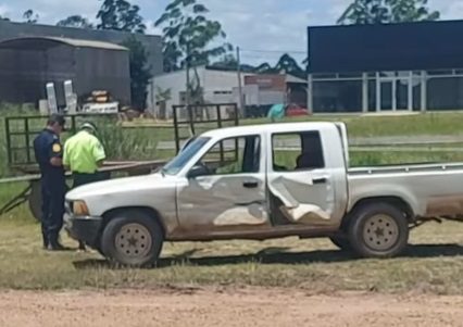 Chajarí: Falleció un motociclista tras chocar con una camioneta en la colectora de la Autovía 14