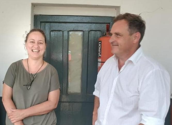 Vanina Perini estuvo presente en la asunción del nuevo jefe de la Zonal XIII de Vialidad