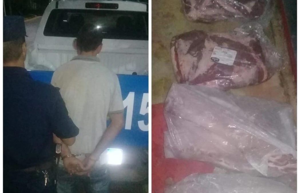 Un hombre fue aprehendido cuando intentaba robar carne de un depósito en Chajarí