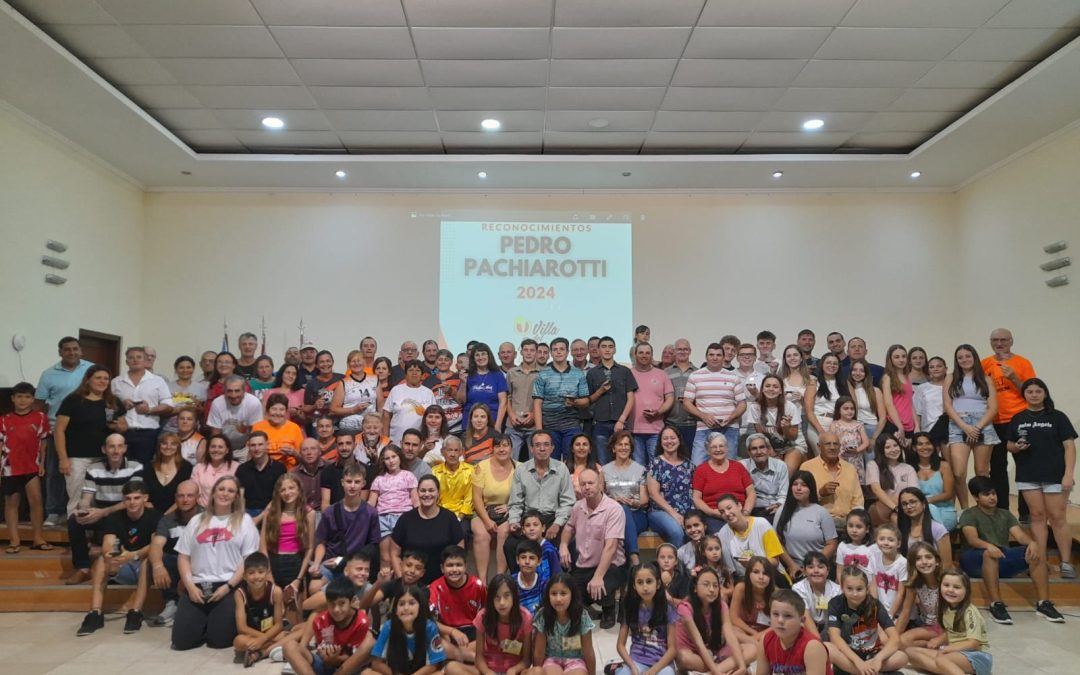 Entregaron los reconocimientos «Pedro Pachiarotti» en Villa del Rosario