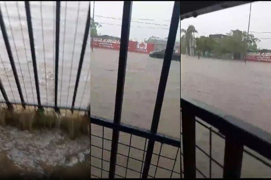 La desesperación de una vecina en Concordia por el agua que entraba a su casa con el movimiento de los autos