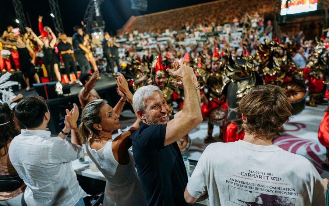 El gobernador presenció la primera noche del carnaval de Gualeguaychú