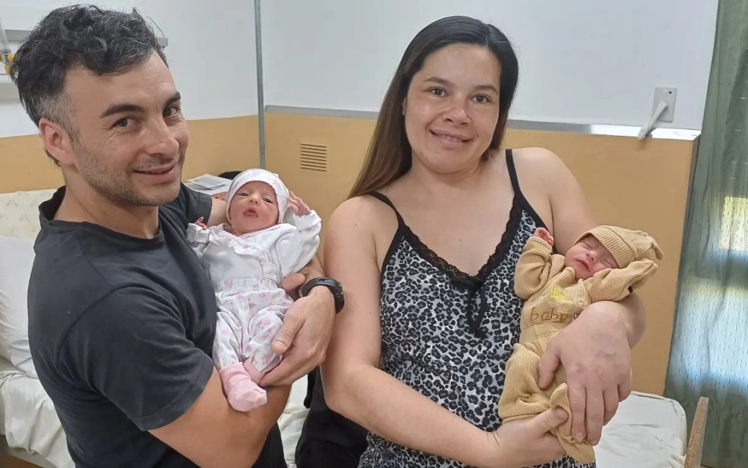 Nacieron mellizos en el hospital Santa Rosa de Chajarí