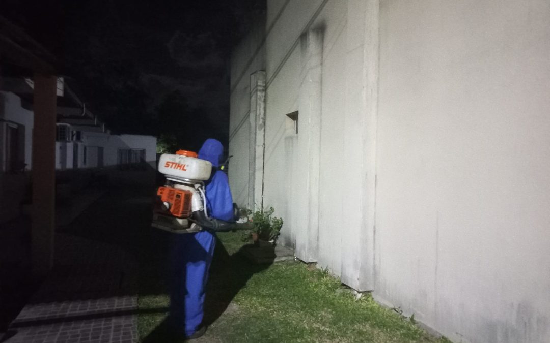 Dengue: Realizaron nuevas fumigaciones en diferentes sectores de Villa del Rosario