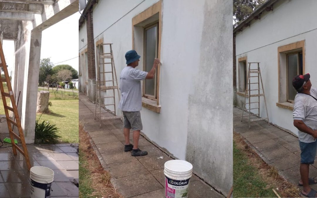 Realizan obras de mantenimiento en escuelas para garantizar el dictado de clases