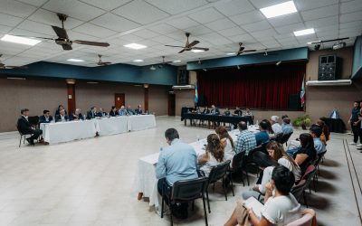 Frigerio encabezó reunión de gabinete junto a autoridades municipales en Federal