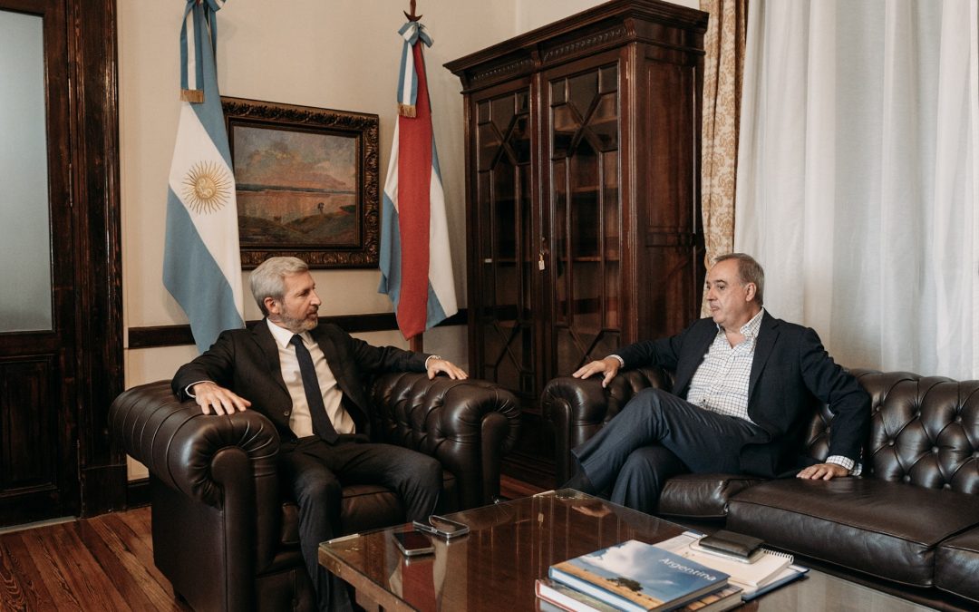El gobernador se reunió con el nuevo presidente de la delegación argentina de Salto Grande