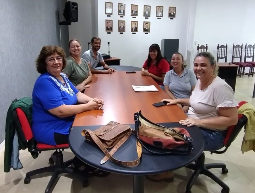 Vanina Perini y su equipo se reunieron con autoridades del CoPNAF