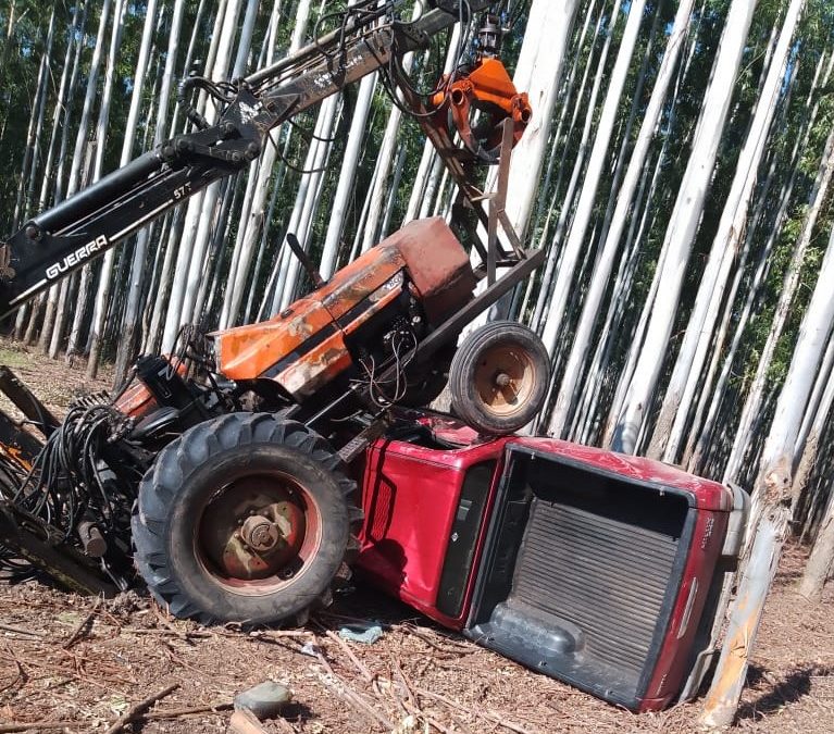 Un joven fue derivado de urgencia a Concordia tras sufrir un accidente laboral en Colonia Racedo