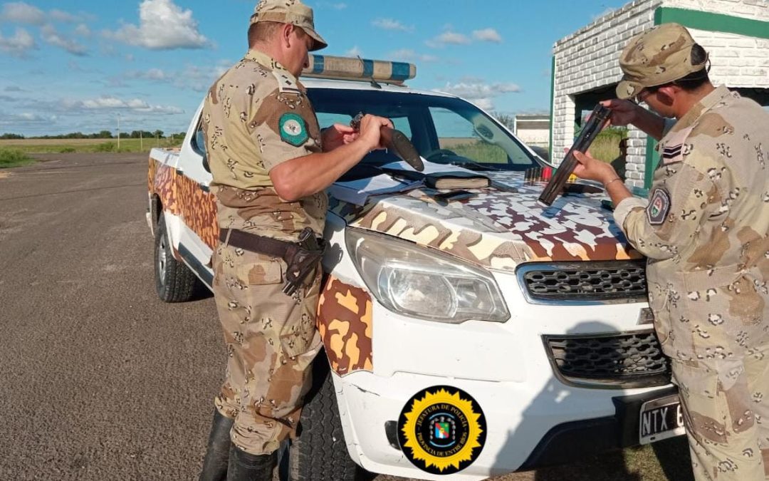 Importante decomiso de armas de fuego en operativos de prevención rural