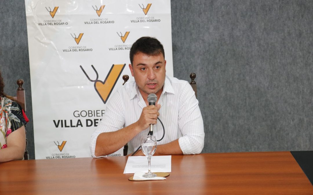Andrés Panozzo Zénere dio detalles de los temas tratados en la primera sesión del año del HCD de Villa del Rosario