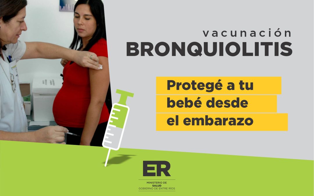 En Entre Ríos ya está disponible la vacuna contra la bronquiolitis para personas gestantes
