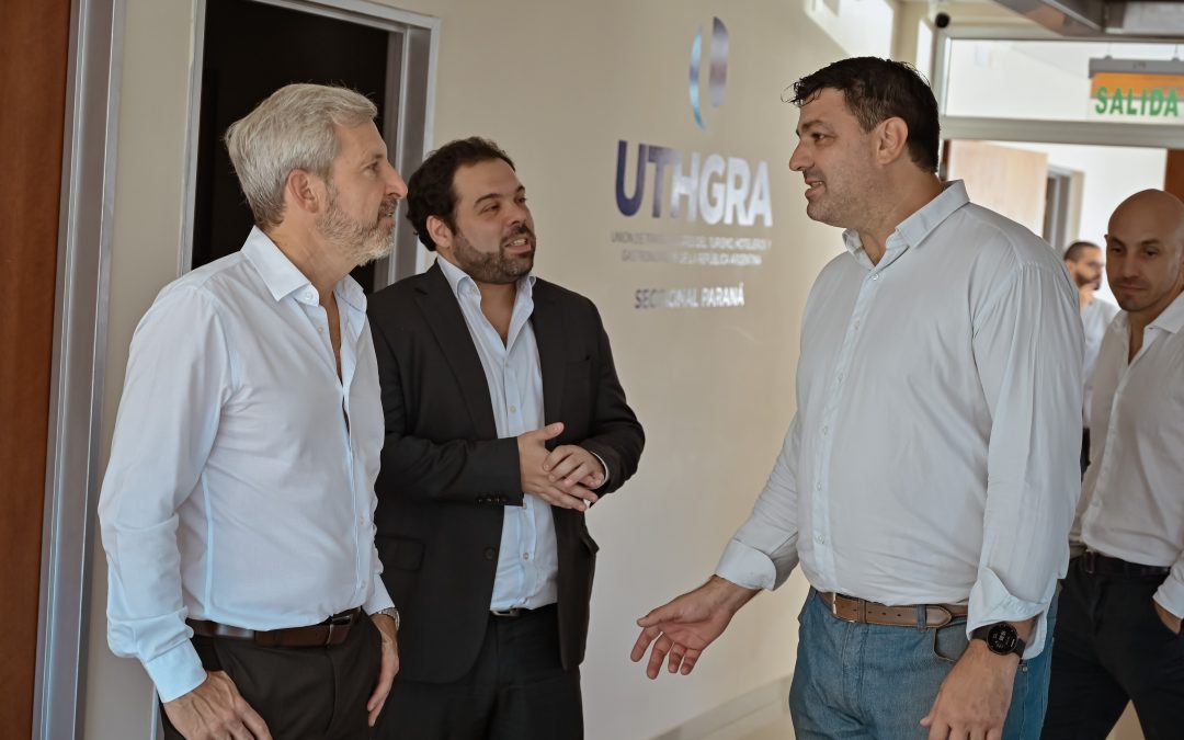Frigerio se reunió con representantes de trabajadores del sector turístico en Paraná
