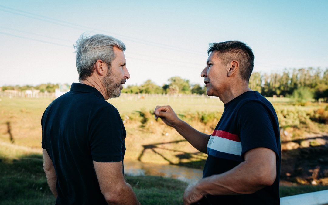 Frigerio visitó a los damnificados por la inundación en Rosario del Tala