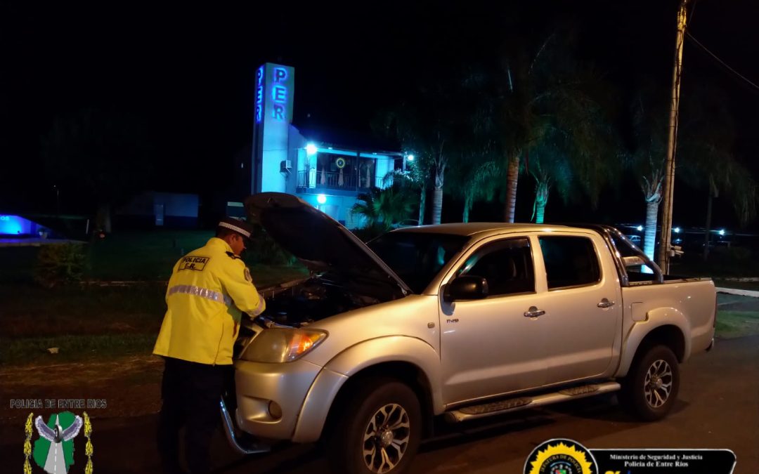 La Policía del puesto caminero Paso Cerrito secuestró otra camioneta