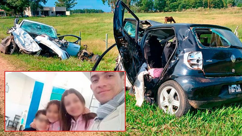 Madre e hijita heridas en fatal choque en Federación: la niña tiene “lesión cerebral severa”