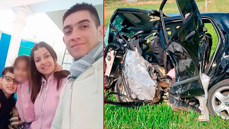 Triste noticia: Murió la mujer que perdió a su marido y al hijito por choque fatal en Federación