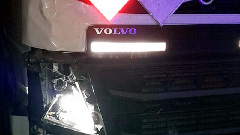 Autovía 14: Un hombre murió al ser atropellado por un camión cuando caminaba sobre la ruta