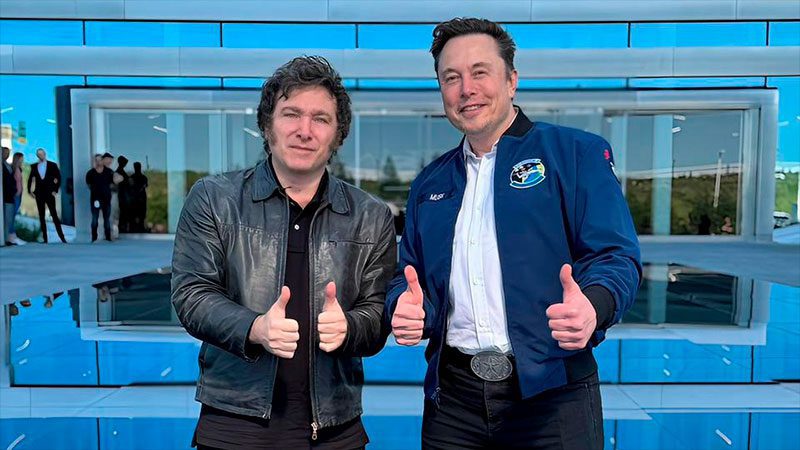 El Presidente Milei se reunió con el cofundador y director de Tesla, Elon Musk