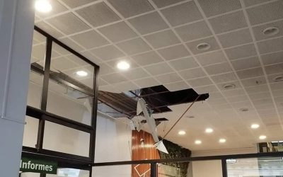 Trabajador entrerriano está grave tras caer desde una antena y atravesar un techo