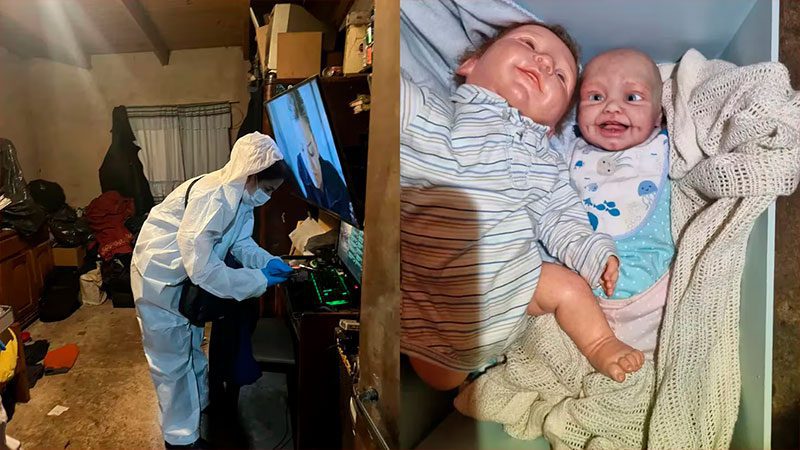 Detención del pédofilo “Cisne Negro”: escalofriantes detalles y fotos de su casa