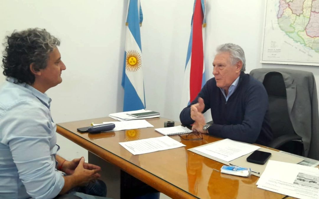 Bravo planteó en la UEP la necesidad de que continúe la obra de la Unidad Educativa de Nivel Inicial