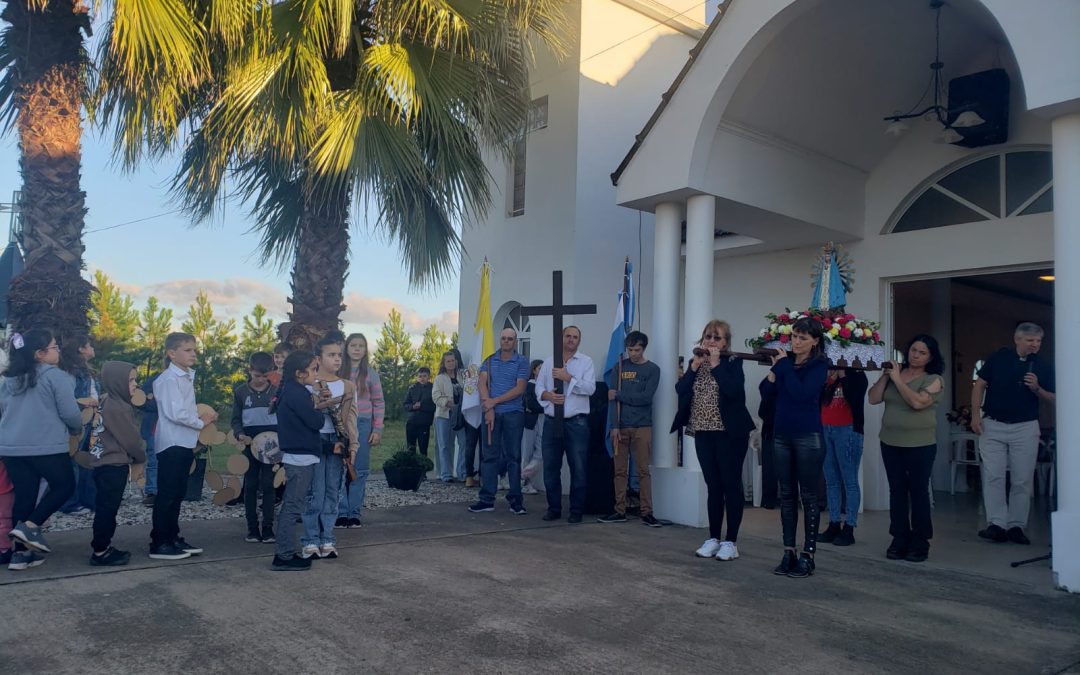 En Colonia Santa Eloísa, los fieles celebraron el Día de la Virgen de Luján