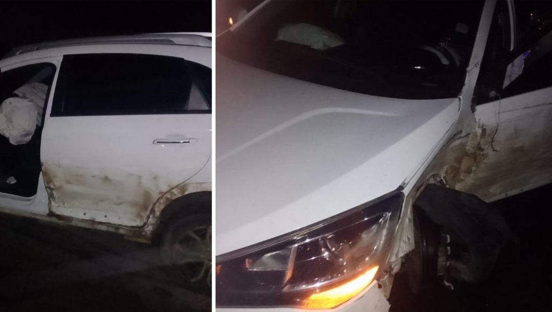 Ruta 2: Violento impacto entre un auto y una camioneta en cercanías de San Pedro