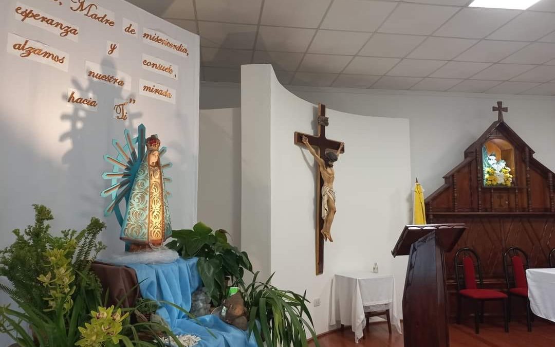Se celebra el día de la Virgen de Luján: Las actividades en capilla de Colonia Santa Eloísa