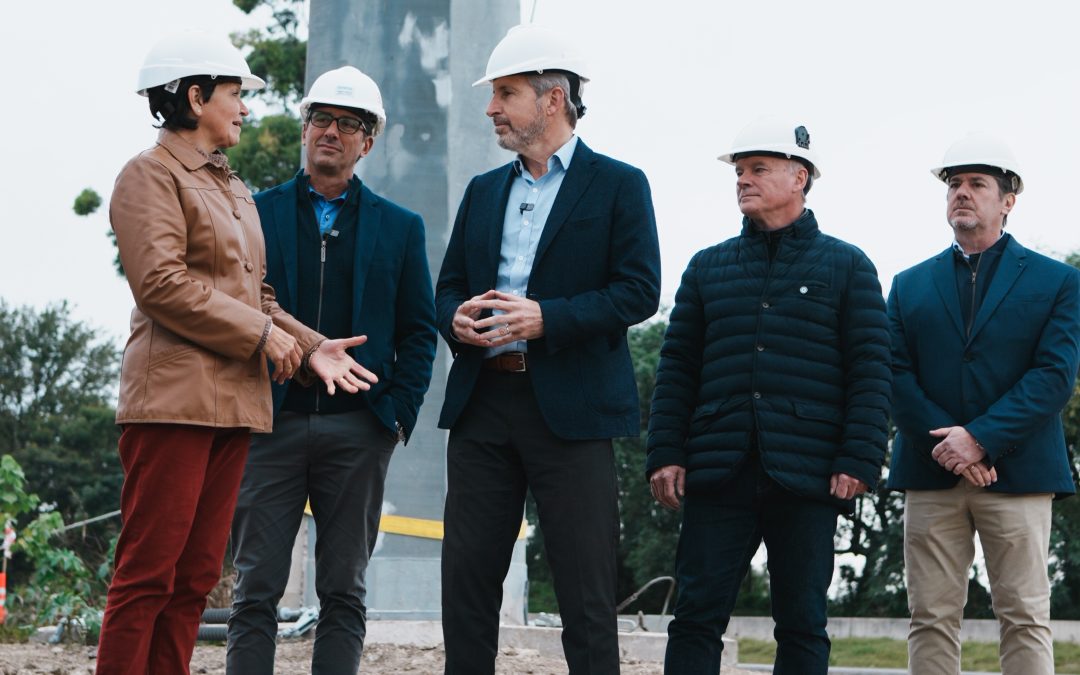 El gobernador recorrió la obra de la Estación Transformadora Gran Paraná