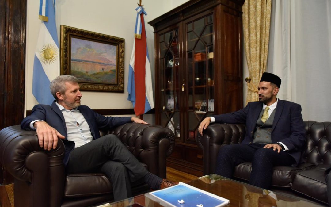 Frigerio recibió al presidente de la comunidad musulmana Ahmadía en Argentina
