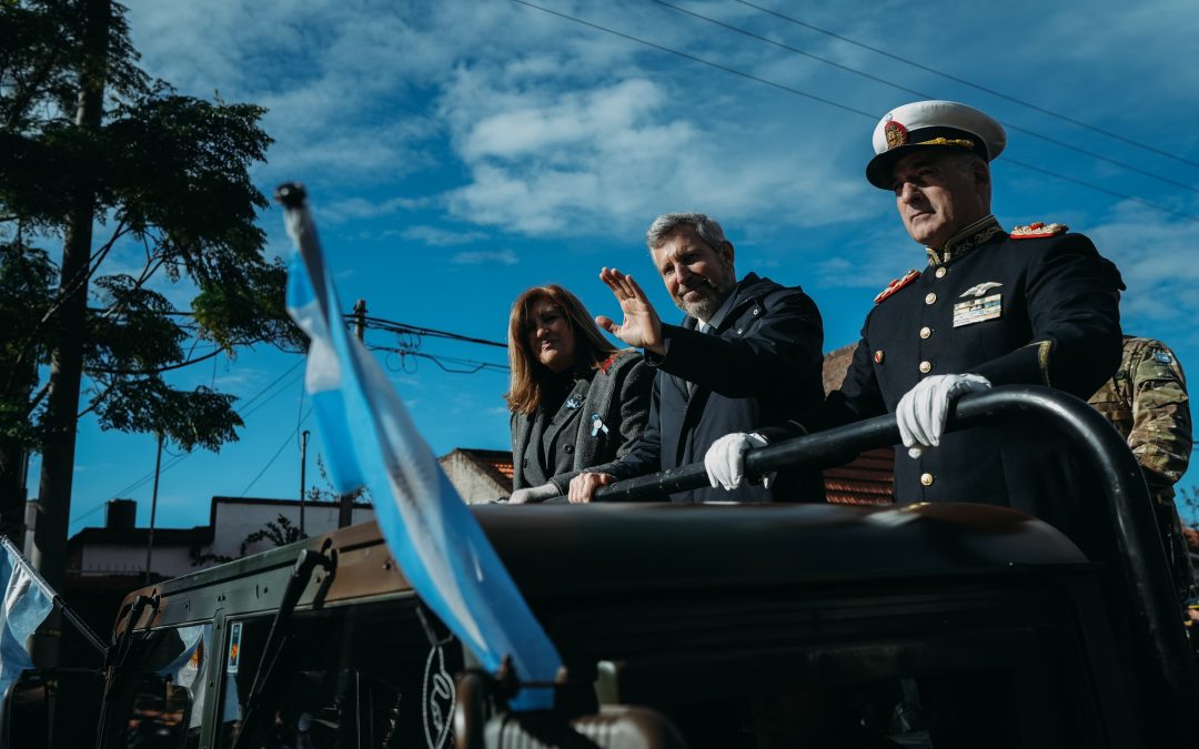 Frigerio participó en los actos por un nuevo aniversario de la revolución de mayo