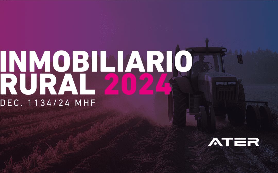 ATER informó la emisión y el destino del 50% del impuesto inmobiliario rural