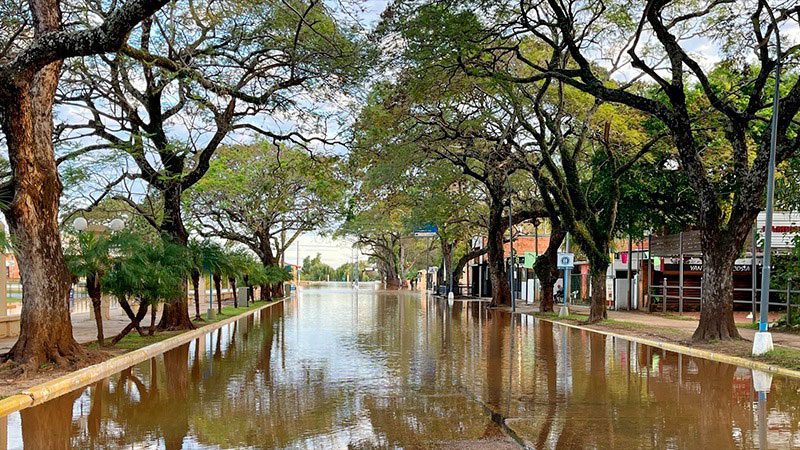 Ya son 258 personas las evacuadas por la crecida del río Uruguay en Concordia