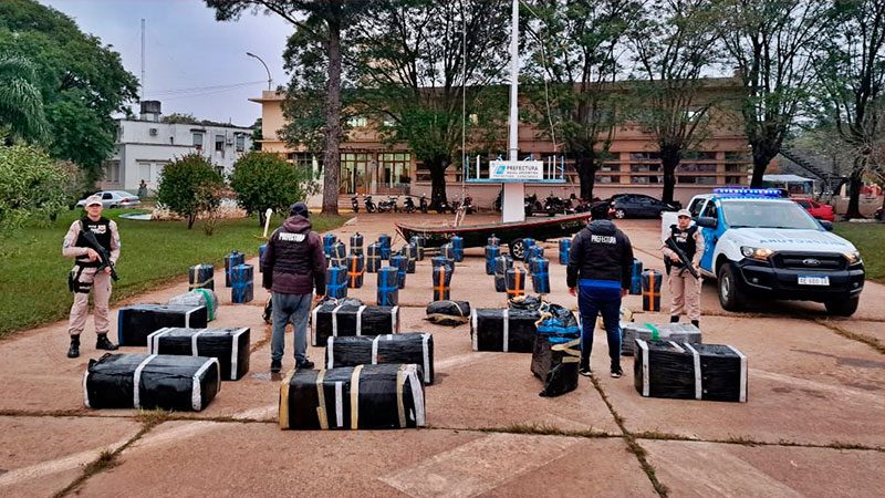 Prefectura evitó contrabando de cigarrillos por $50 millones en el río Uruguay