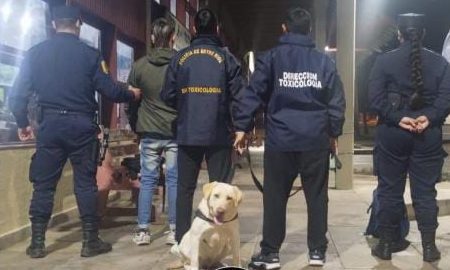 Joven concordiense detenido con drogas en la terminal de ómnibus de Federación