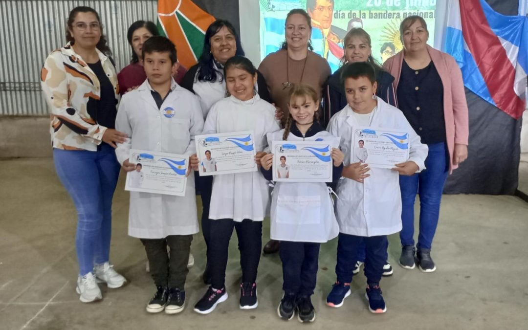 Se realizó el acto por el Día de la Bandera en la Escuela N° 11 «Evaristo Carriego»