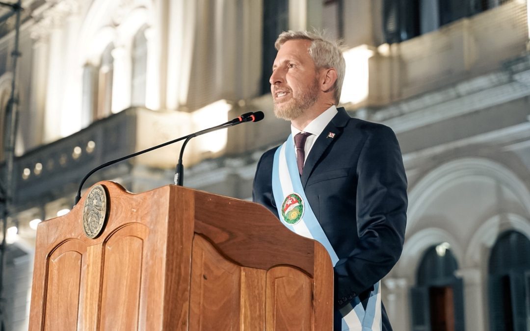Frigerio hizo una revisión de los seis primeros meses de gestión