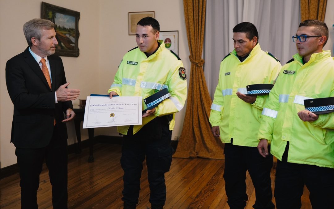 Reconocieron a policías que detectaron 500 kilos de explosivos en puesto caminero