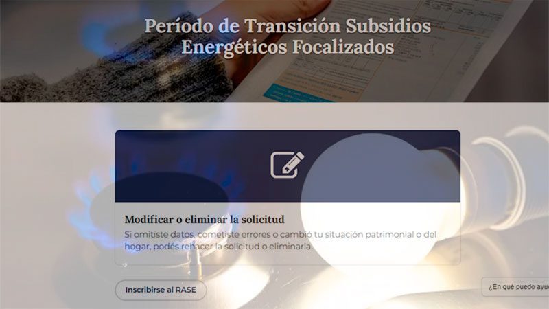 Paso a paso: cómo renovar el subsidio en las tarifas de gas y electricidad