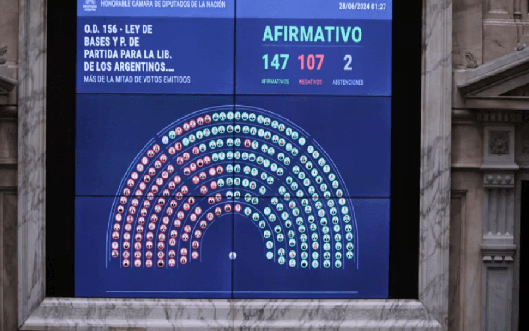 Uno por uno, cómo votó cada diputado la Ley Bases y el paquete fiscal: Pedro Galimberti a favor