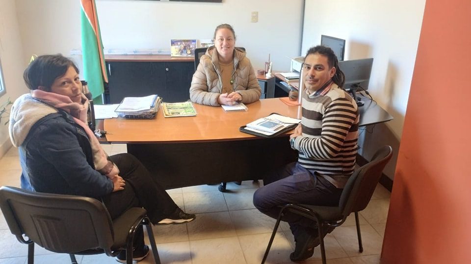 La intendente Perini recibió a miembros de la Asociación de Enfermería de Chajarí